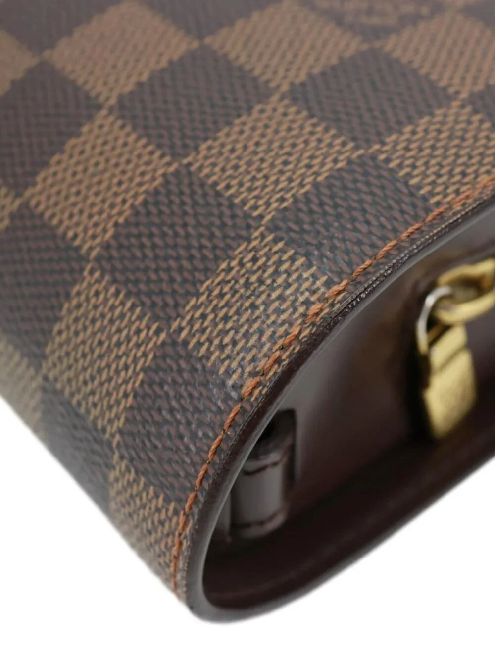 Louis Vuitton  Saint Louis Damier Ebene Pochette Clutch Bag Brown